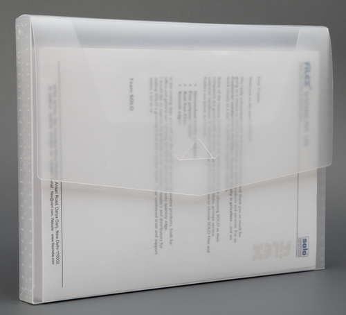 Document Case (Slot Closer) - A4 Size | Executive Document Case with Superior Quality, Transparent Colors for Archiving Documents
