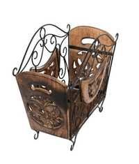 Desi Karigar Wooden Designer Magazine Stand