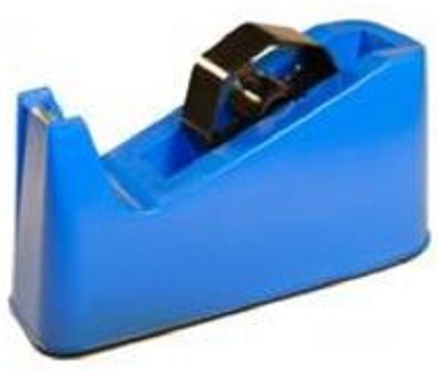 Cello Tape Dispenser - Rust Proof Stainless Steel Blade, Assorted Colors Red, Blue, Beige, Grey | 3 Pcs, 25mm & 75mm Core For Versatile Tape Lengths