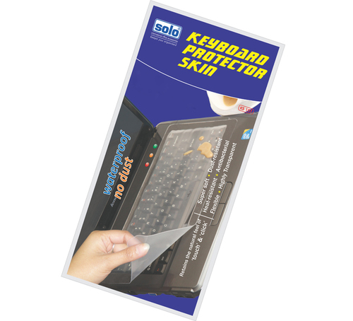 Keyboard Protector Skin - Transparent White, 1 Quantity | Durable and Flexible Design for Enhanced Key Protection