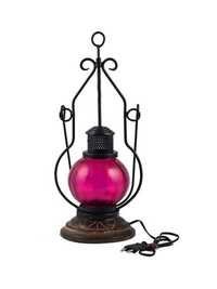 Desi Karigar Wooden Base Pink Lantern