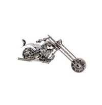 Desi Karigar Chopper Long Fork Motorcycle Scrap Metal Sculpture