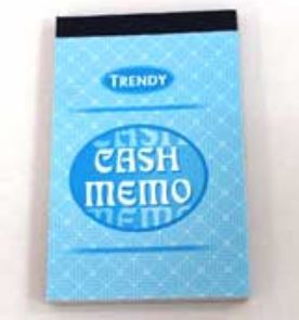 Cash Memo - 200 Sheets | 1 Piece Classic Design for Efficient Record Keeping