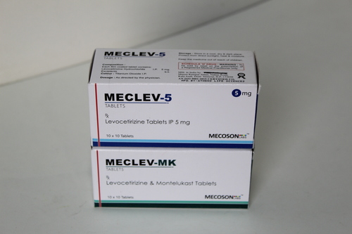Levocetirizine 5 Mg Monteleukast 10 Mg Tab. Tablets