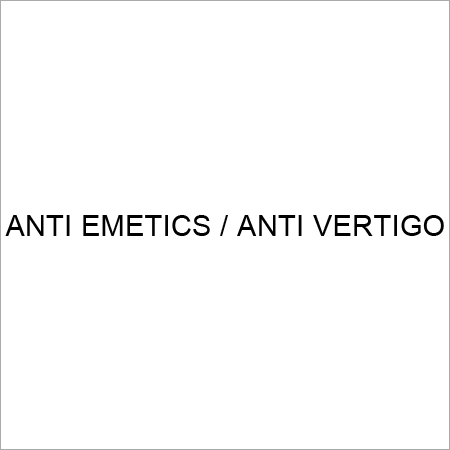 Antiemetic And Antivertigo Drugs General Medicines