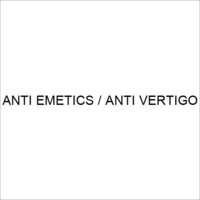 Antiemetic And Antivertigo Drugs General Medicines