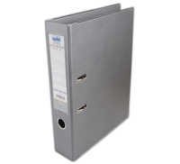 Lever Arch Files - Strong Lightweight Board, F/c Size, Grey | Holds 400-500 Sheets, Special Poly Coating For Durability