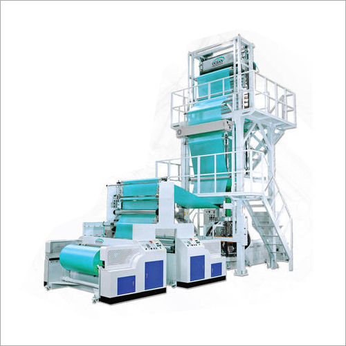 Monolayer Blown Film Plant - LDPE HM LLDPE Materials 2500 mm Max Width 8-150 Microns Thickness | Automatic PLC Control High-Speed Production