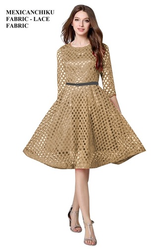 Maroon Westen Dresses