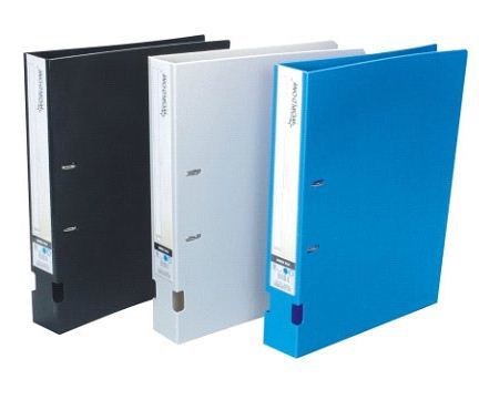 Lever Arch Files - F/C Size | Clear Spine Label, High-Quality 49Mm 2D Metallic Clip, Cover Lock Eyelets, Thumb Cuts, Plastic Stopper