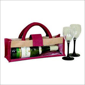 High Quality Jute Wine Bag