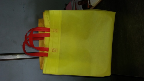 Non Woven Gadget Bag - 10x10, 12x12, 13x17, 16x16 Inch | Flexiloop Handle, Ideal for Apparel, Stylish Shopping Design