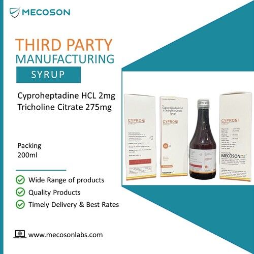 Cyproheptadine Tricholine Citrate Syrup