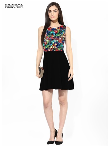 Black Fancy Western Kurti