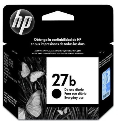 HP 27B Black Inkjet Print Cartridge - 37x116x10 mm, 280 Page Yield | Crisp, Clear Text and Graphics, Easy Installation