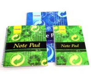 Spiral Pad - 100 Pages | Single Piece Ideal for Notes Overviews and Creative Ideas