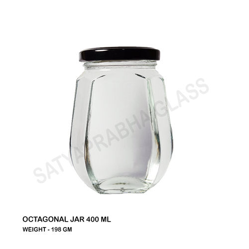 400 ML OCTAGONAL JAR