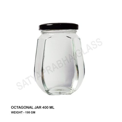 400 ML Octagonal Jar
