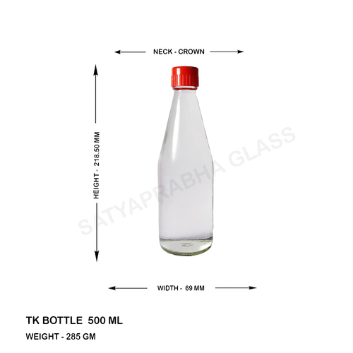 500 Gm Sauce Bottle - Color: Transparent