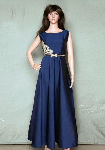 Washable Taffeta Long Gown