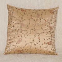 Silk Cushion - 100% Polyester And Silk Fill | Embroidered And Printed Patterns For Home Use