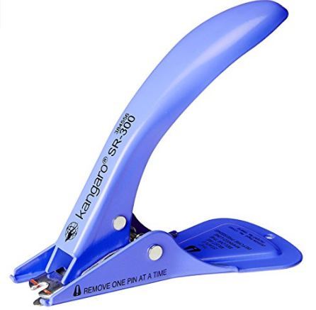 Staple Remover - Metal Build, Lifts Standard & Heavy Duty Staples, Non-Kickback Clamping, Removes Up to 23/24 Staples