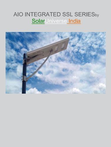 Integrated Solar Street Light - Aluminum, Variable Power | Automatic Operation, Energy Efficient, Easy Install, Plug and Play, Long Lifespan, IP65 Rating