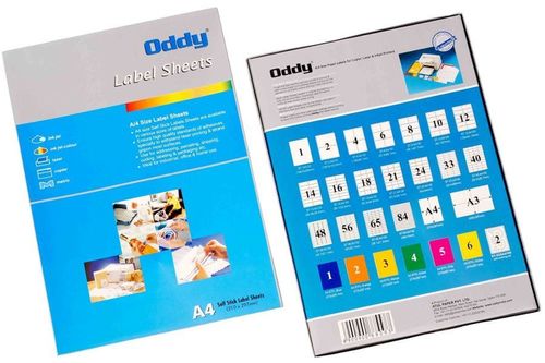 Florescent Paper Labels - 210 x 297 mm, Permanent Adhesive for Secure Application, Ideal for Addressing, Parceling, Shipping & Coding