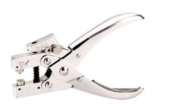 Binder Punch - Chrome Plated All Metal, 1 Hole Eyelet Punch for Strength and Durability