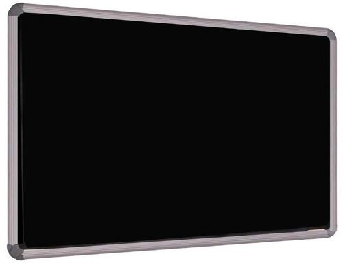 Non-Magnetic Black Chalk Board - 1 x 1.5 Feet | Matte Black Finish, Ideal for Educational and Creative Use