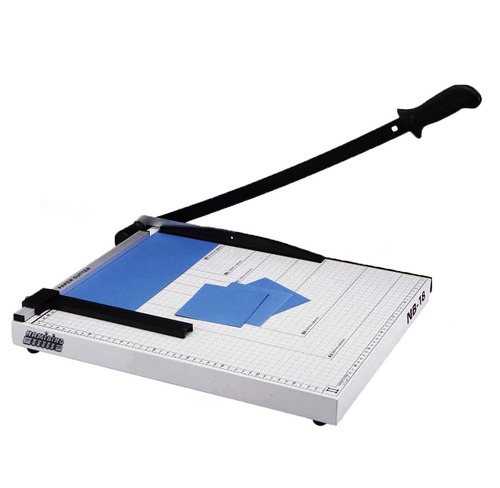 Tabletop Document Cutter - Manual Clamp 8-10 Sheets Cutting Capacity | 630x380x50 mm Dimensions Ideal for Paper Photo Paper PVC