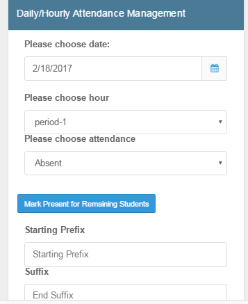 CAMS - App Based Classroom Attendance system