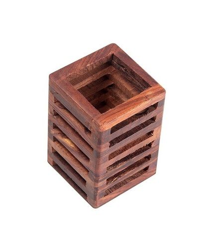 Desi Karigar Wooden Pen Holder