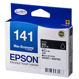 Ink Cartridge - Model No. T1411-141, Black | Compatible with Epson Me 32, 33, 35 and More, Page Yield 425 Pages