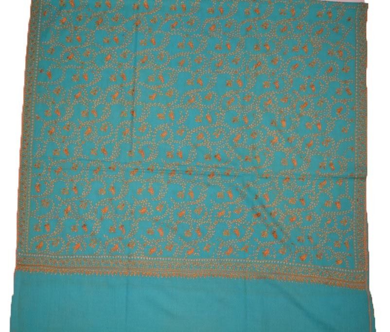 Kashmiri Woolen Hand Embroidery Shawls