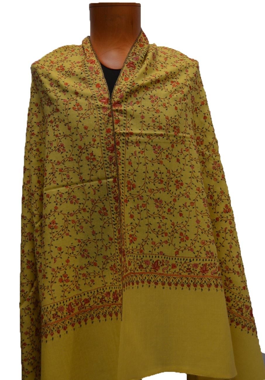 Kashmiri Woolen Hand Embroidery Shawls