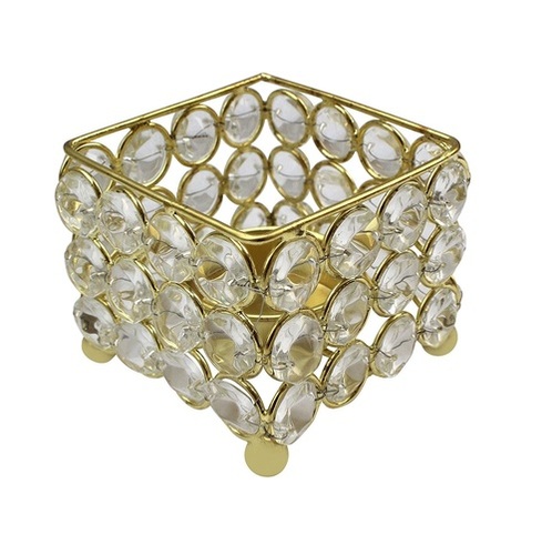 Desi Karigar Handmade Tea Light Holder Home Décor Square