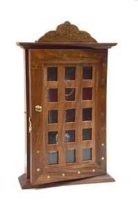 Desi Karigar Wooden Wall Hanging / Mounting Letter Organizer With Key Hooks / Hanger/ Holder/key Box