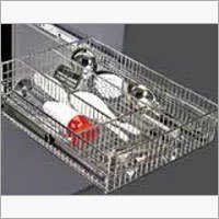 Ss Perforated Cutlery Basket - Stainless Steel, Varied Sizes | Durable, Space Saving, Rustproof, Multiple Compartments, Easy Cleaning