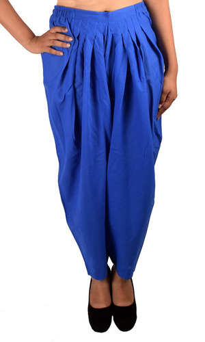 RP Boutique Cotton Latest Fashion Salwar - Cambric Cotton, Size: S, M, L, XL, XXL, Color: Blue | Plain Dyed, Quick Dry, Anti UV, Anti Wrinkle, Non Toxic, Washable, All Season Wear