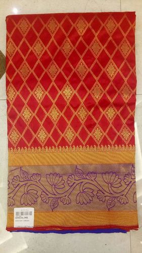 Bangalore Silk Saree - Luxurious Red Silk Fabric | Elegant Banarsi Design with Zari Work for All Seasons