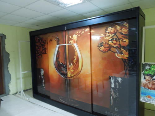 Wardrobe Glass With Digital Print
