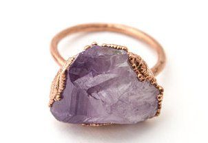 Amethyst Gemstone Ring