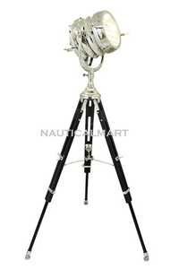 Beautiful Heavy Duty Tripod Floor Lamp Vintage Ship Lamp Replica