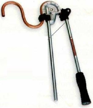 Hand Tube Bender - Soft Copper, Aluminium & Precision Steel , 180Â° Bending with 30 mm Radius, Two-Handed Operation for Fatigue-Free Use