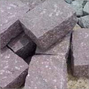 Cobble Stone - Granite Cubic Variable Dimensions | Purple Rough Surface Aesthetic Durable Easy Install Weatherproof Long-lasting Strong Versatile