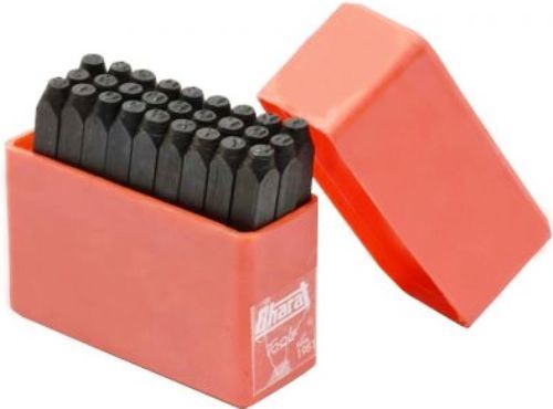 Letter Set - Steel Material, Compact Size | Durable Marking Punch Tool Designed for Precise Letter Imprinting and Custom Marking Solutions