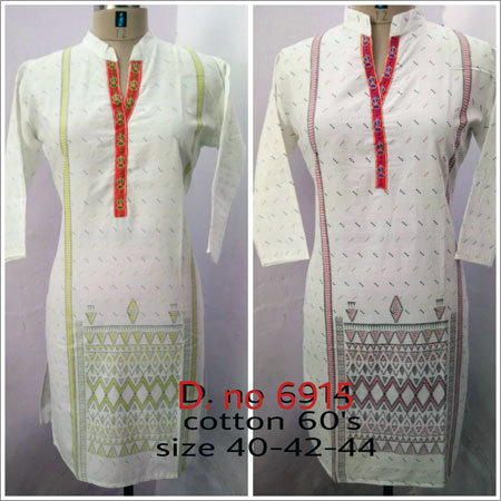 White Cotton Kurti