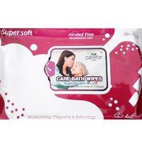 Adult Wet Wipes - 320 x 320 mm, White, Single Use for Adults