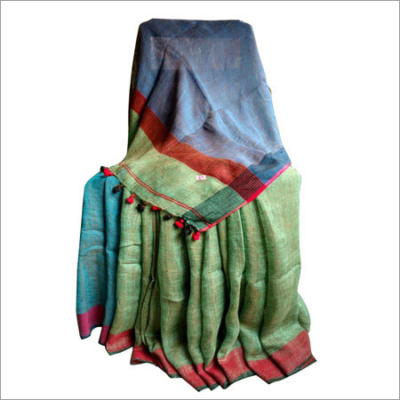 Linen Handloom Saree